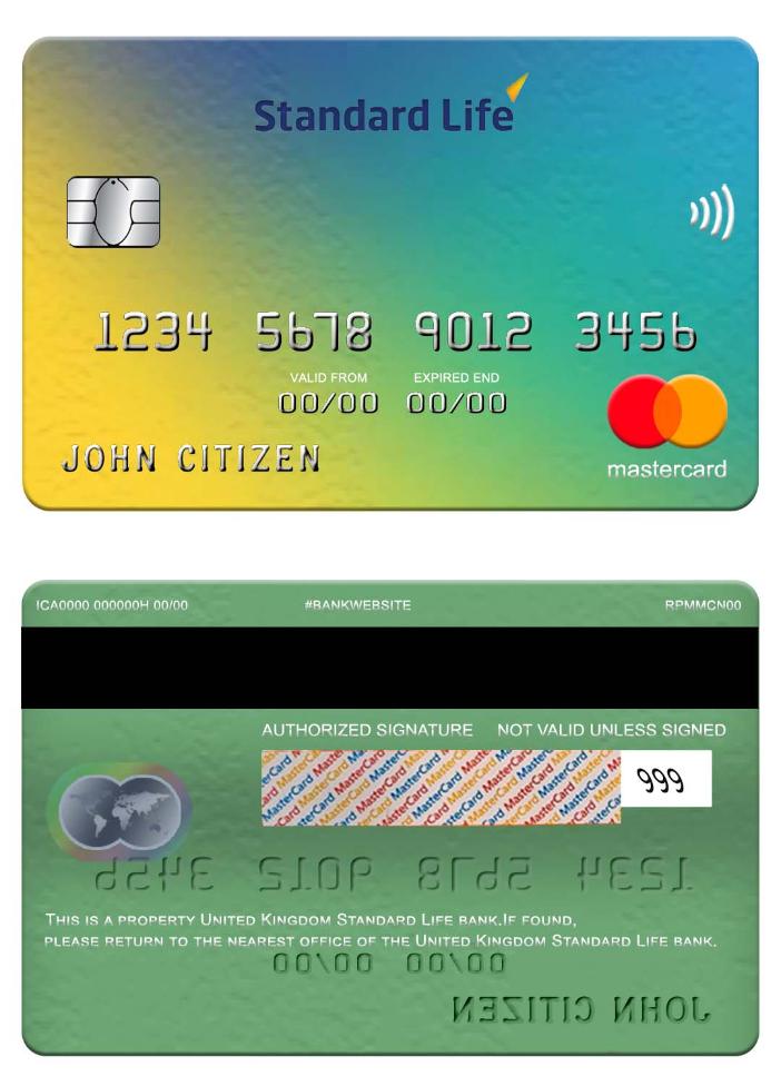 United Kingdom Standard Life bank mastercard